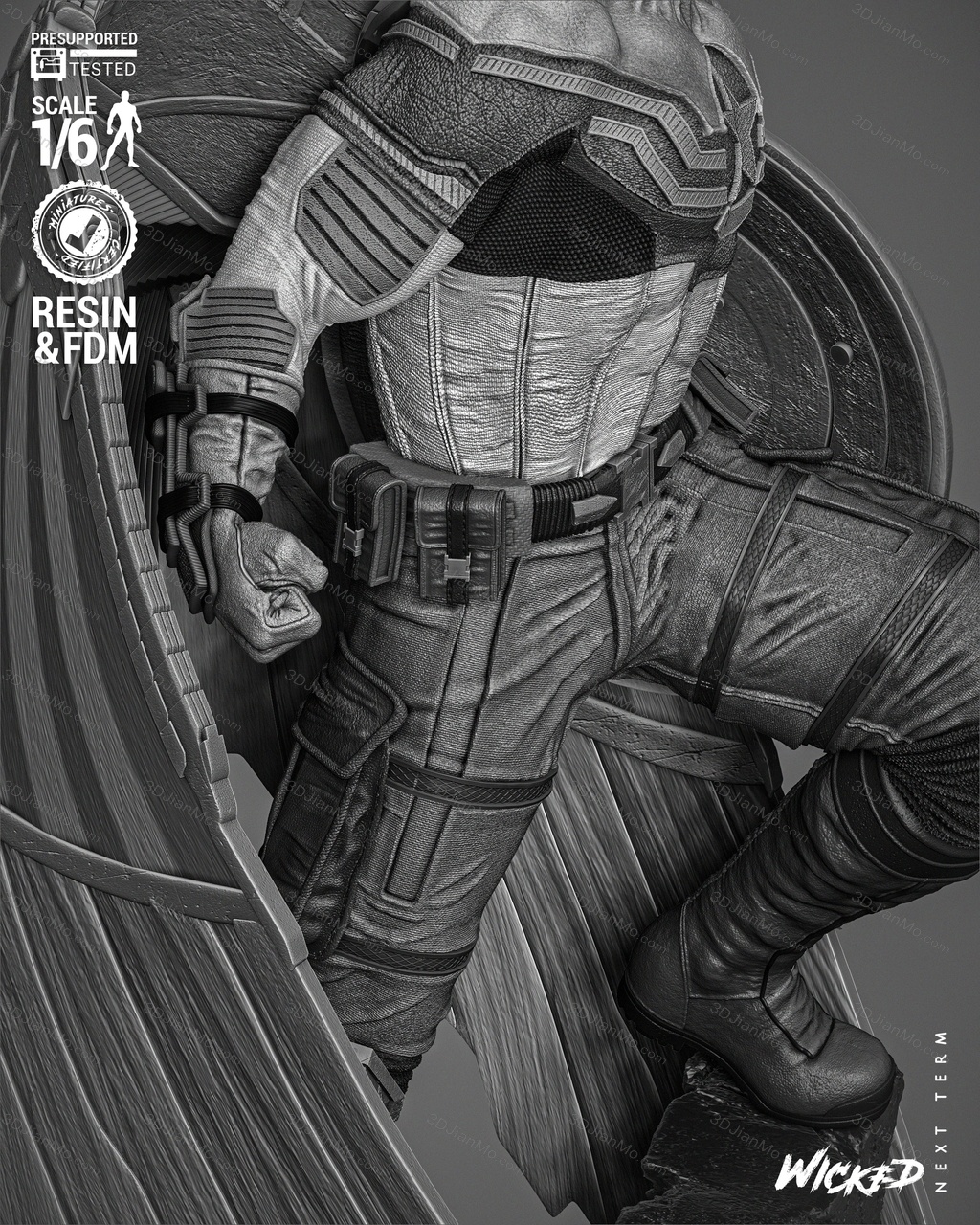 3DWicked 漫威 猎鹰 山姆·威尔逊