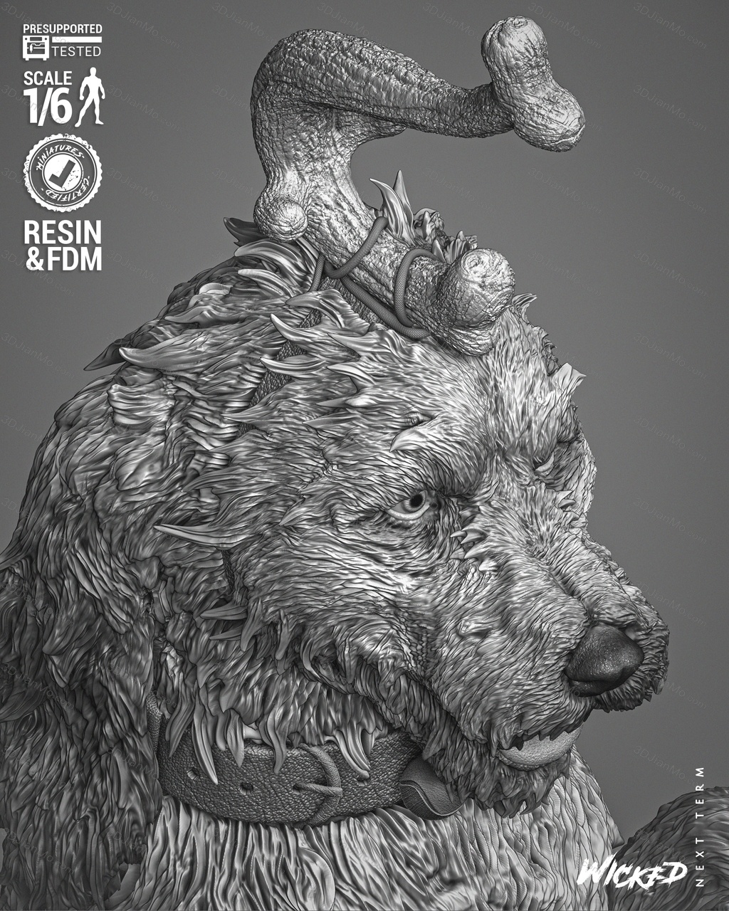 3DWicked 绿毛怪格林奇 麦克斯