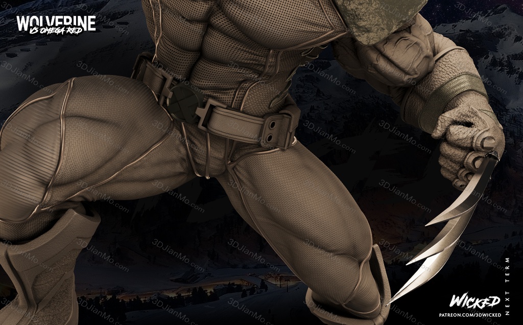 3DWicked 漫威 金钢狼