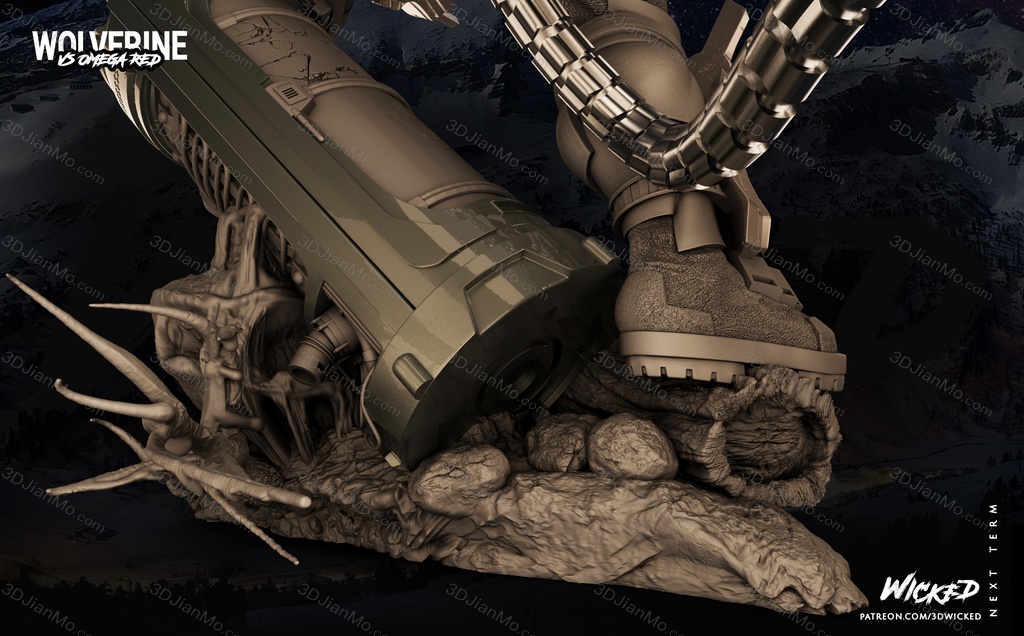 3DWicked 漫威 红色欧米伽