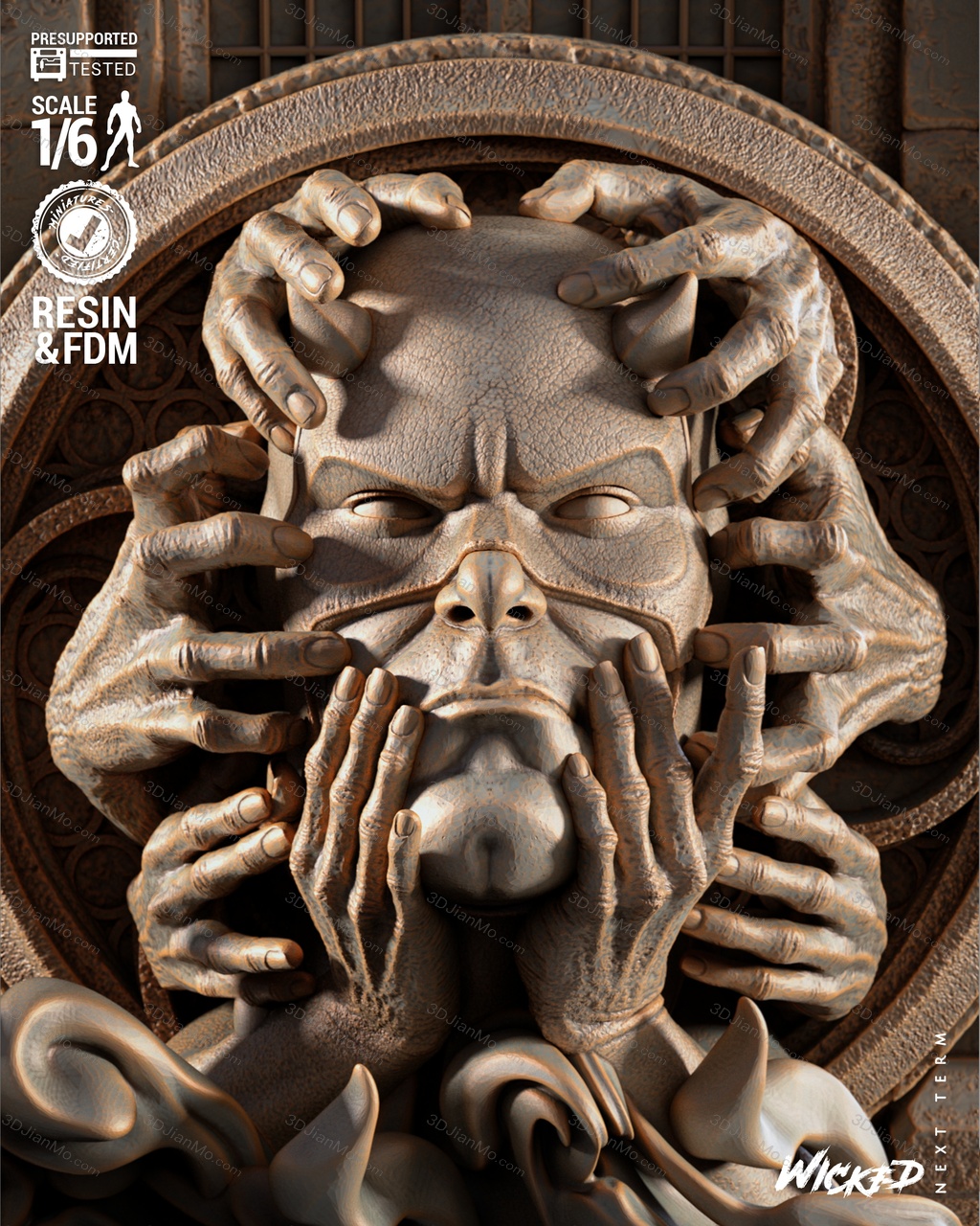 3DWicked 漫威 夜魔侠和艾丽卡