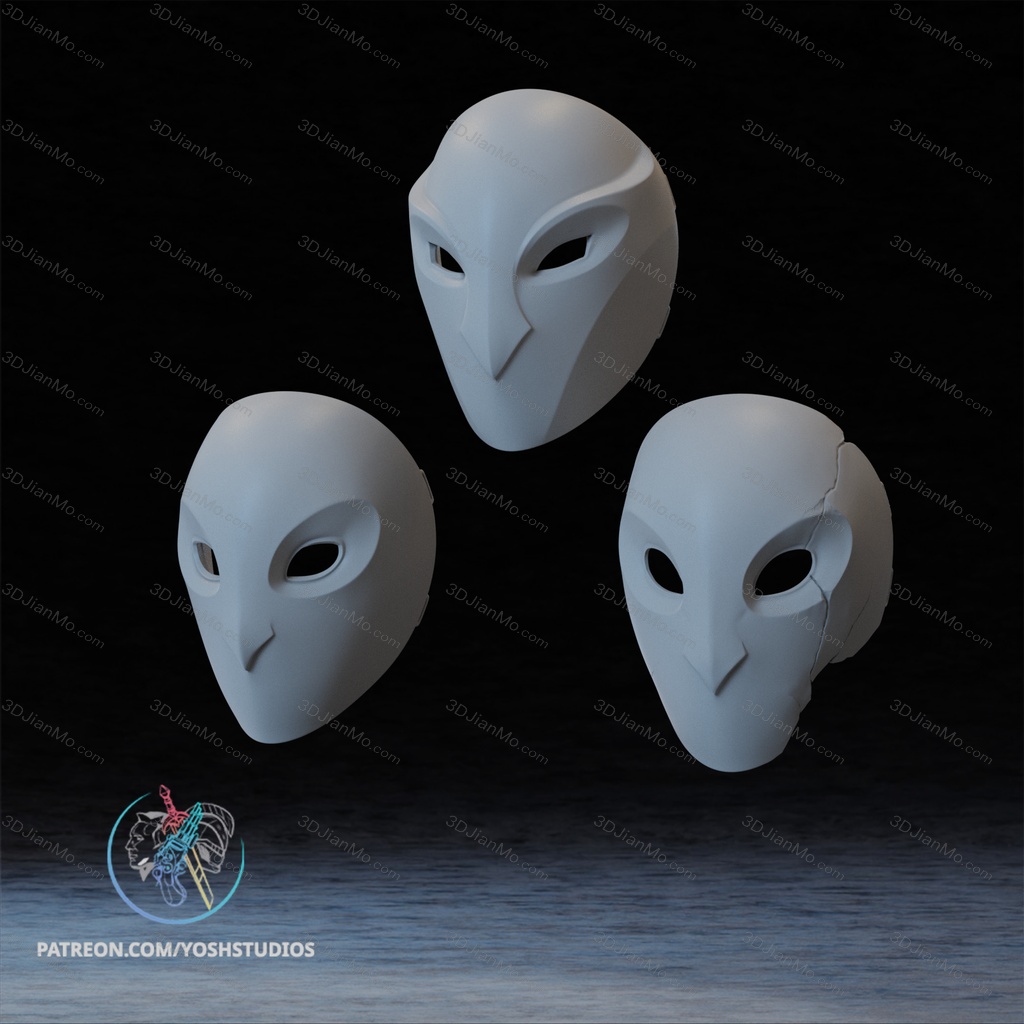 Yosh 猫头鹰万圣节面具