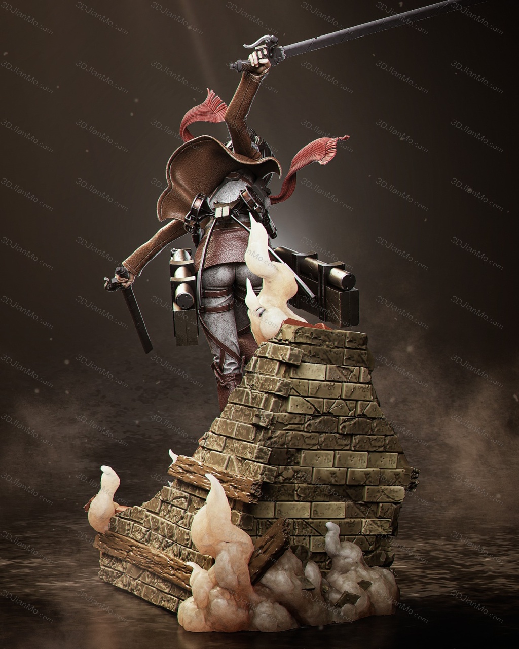 CA3D 进击的巨人 三笠·阿克曼