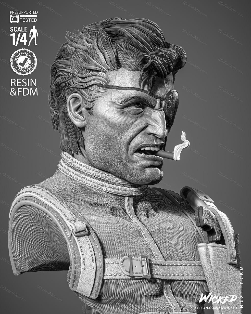 3DWicked 漫威 尼克·弗瑞