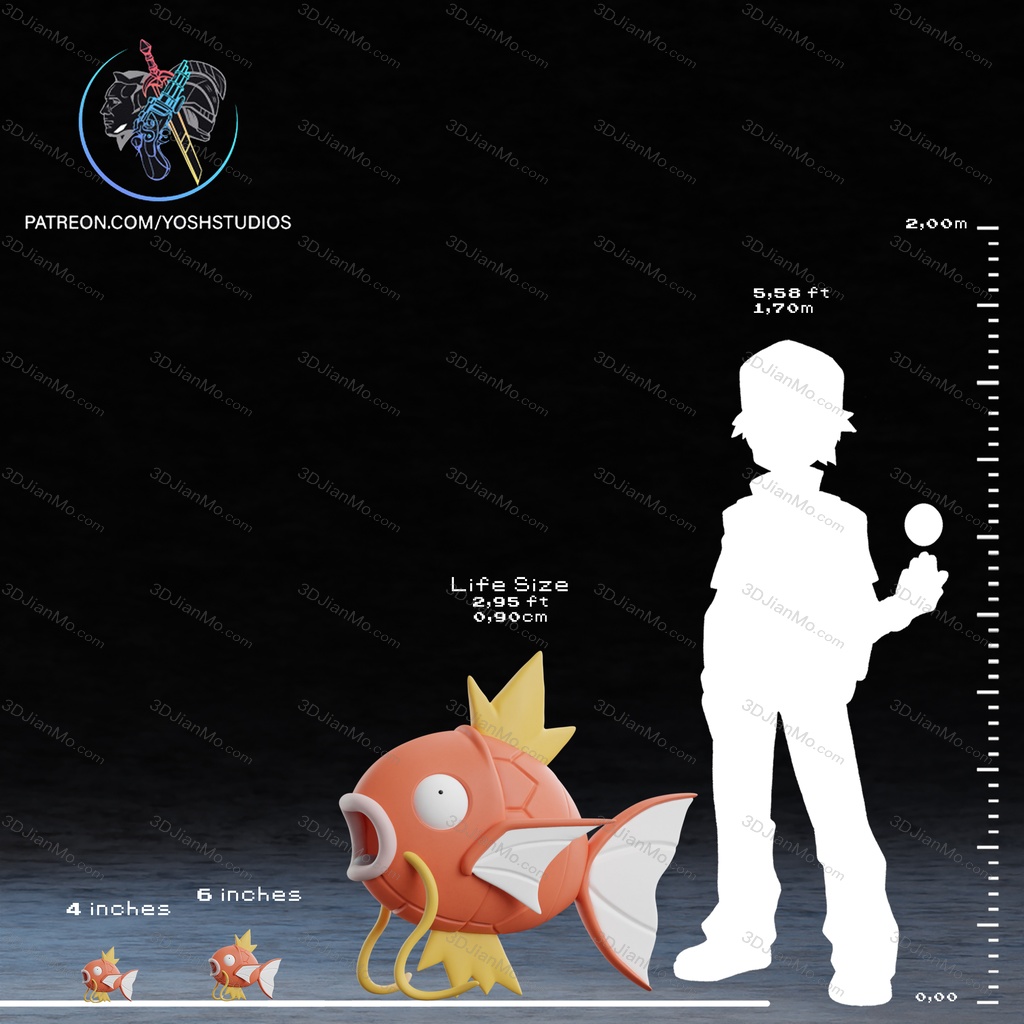 Yosh 精灵宝可梦 鲤鱼王
