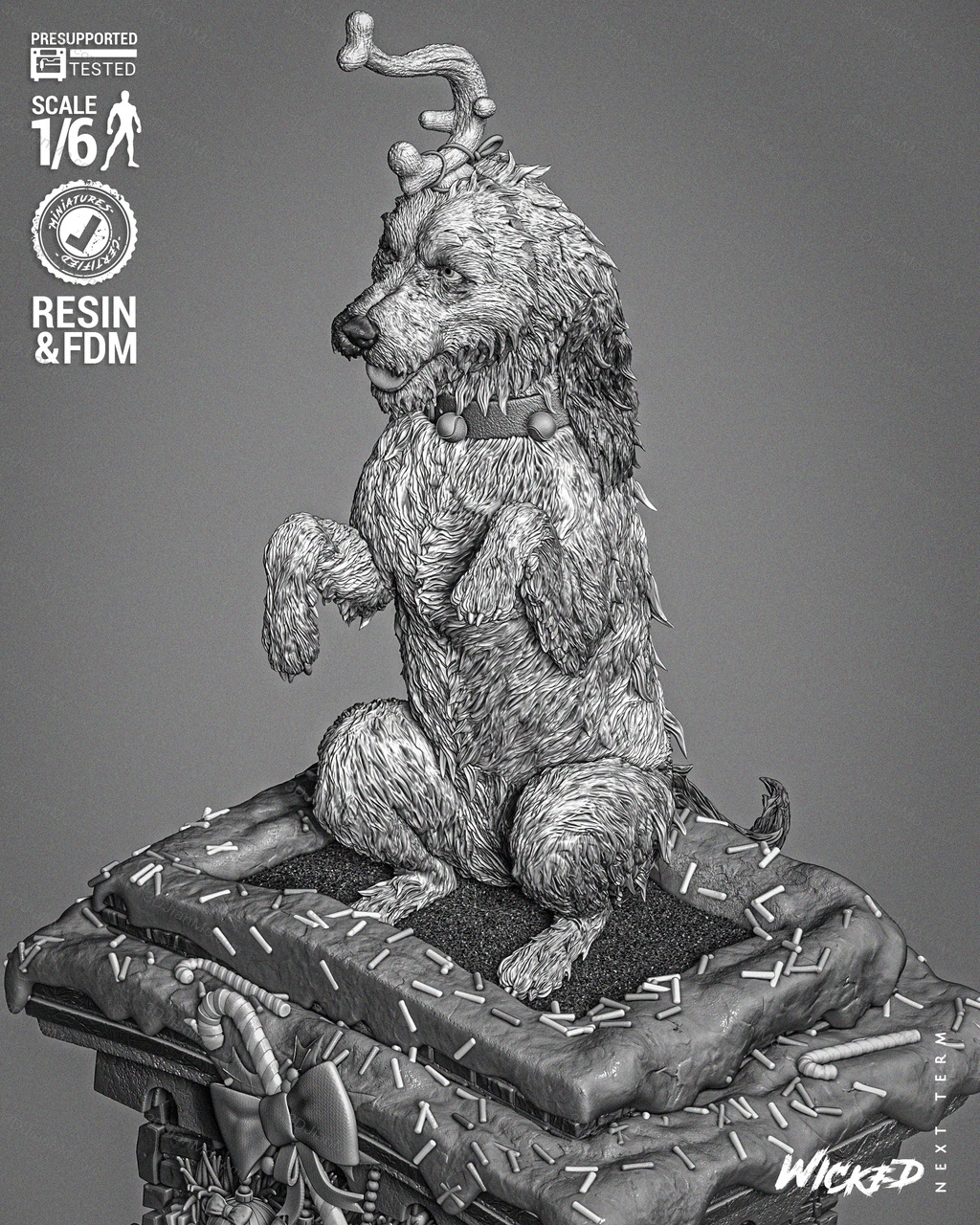 3DWicked 绿毛怪格林奇 麦克斯