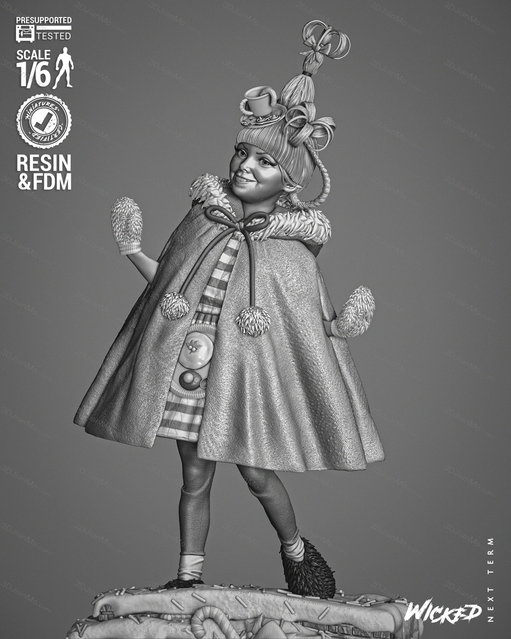 3DWicked 绿毛怪格林奇 辛迪·露