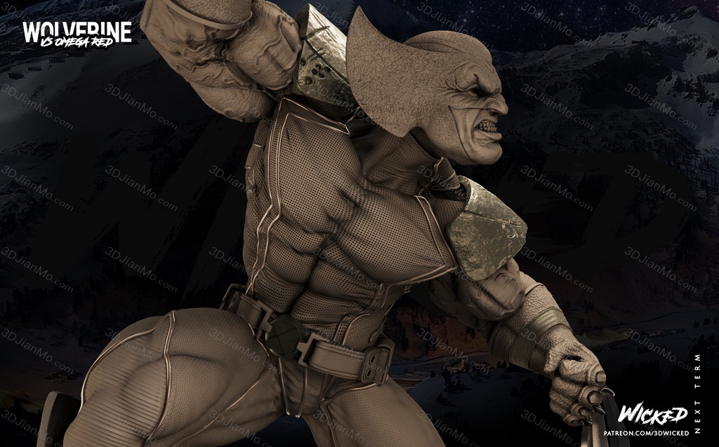 3DWicked 漫威 金钢狼