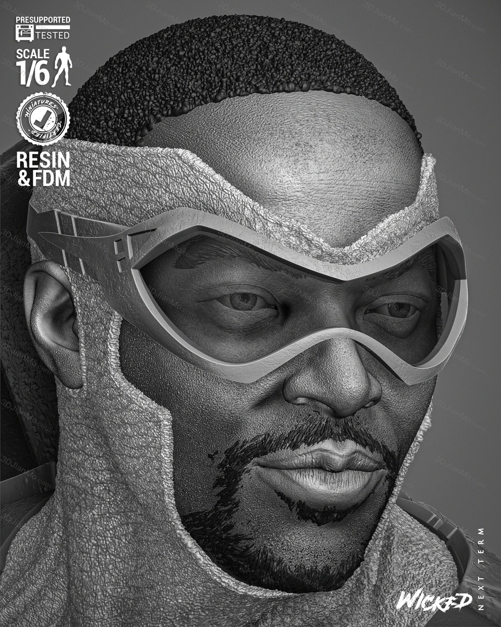 3DWicked 漫威 猎鹰 山姆·威尔逊