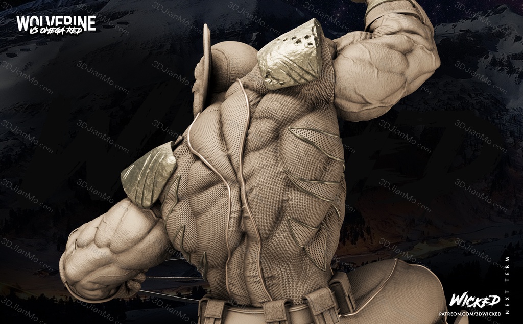 3DWicked 漫威 金钢狼