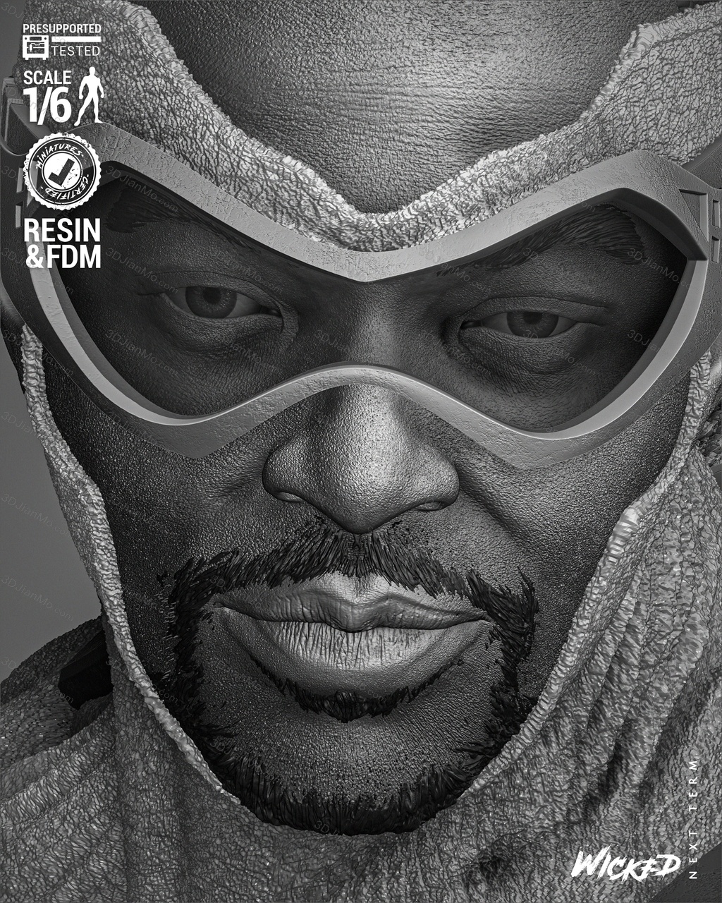 3DWicked 漫威 猎鹰 山姆·威尔逊