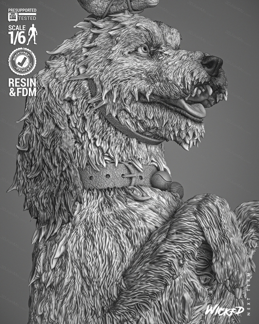 3DWicked 绿毛怪格林奇 麦克斯