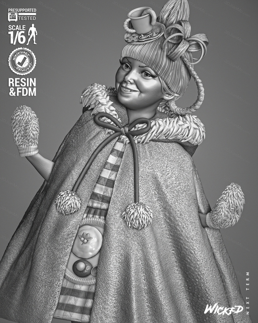 3DWicked 绿毛怪格林奇 辛迪·露