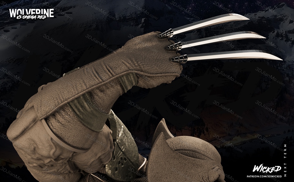 3DWicked 漫威 金钢狼