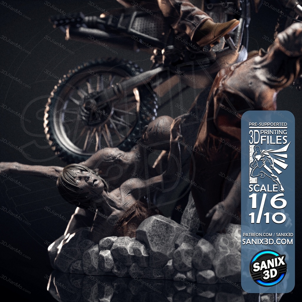 Sanix3d ‌行尸走肉 达里尔·迪克森