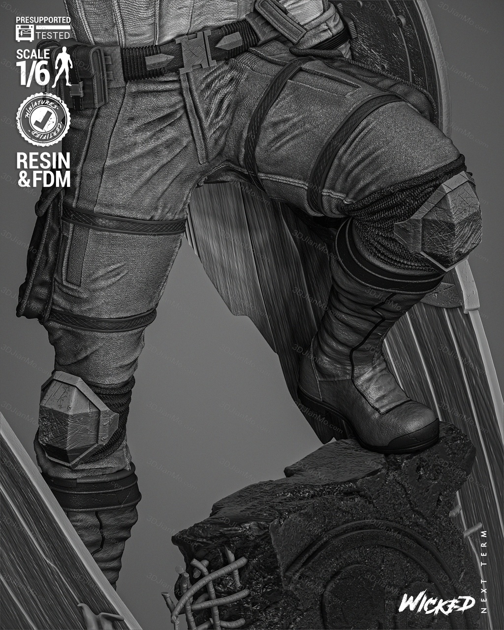 3DWicked 漫威 猎鹰 山姆·威尔逊