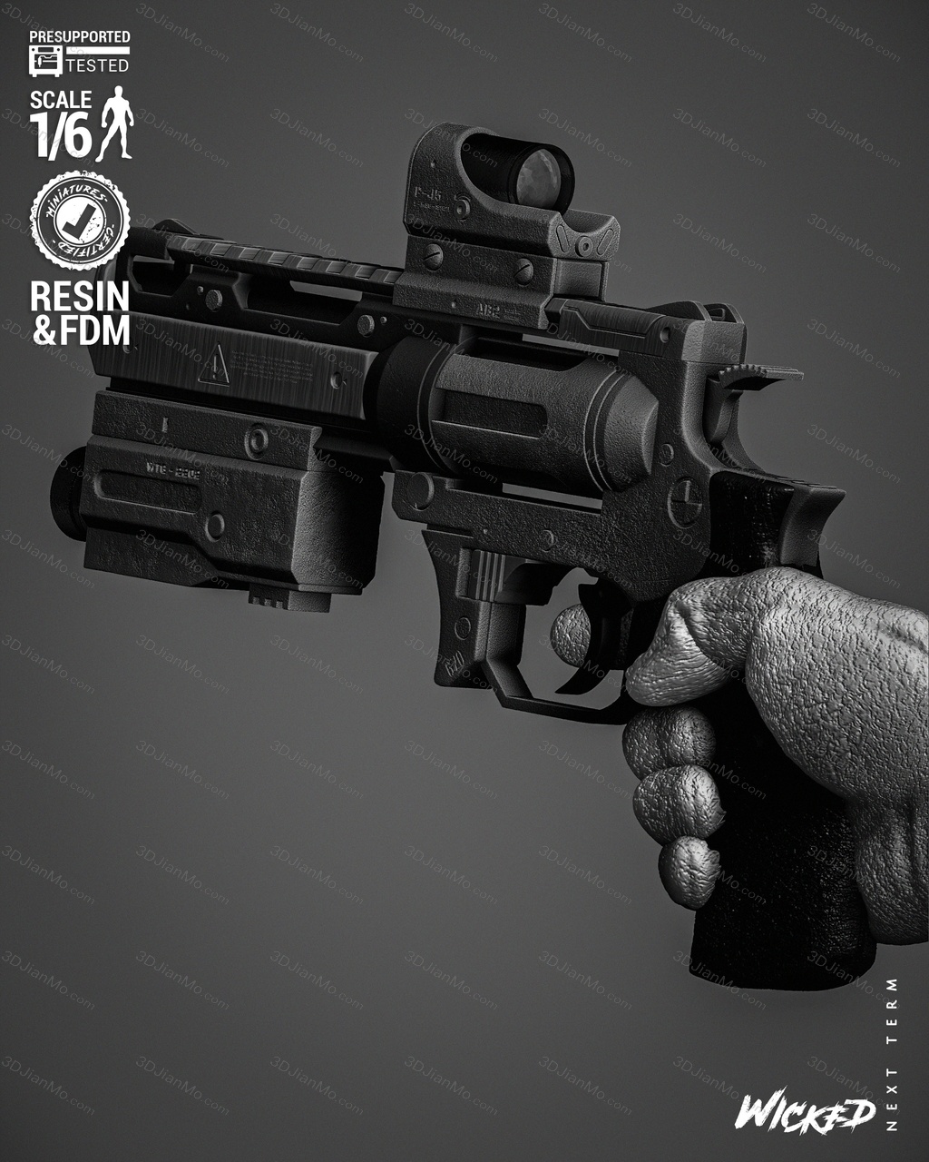 3DWicked 漫威 尼克·弗瑞