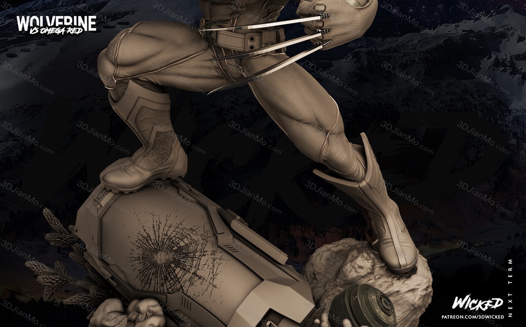 3DWicked 漫威 金钢狼