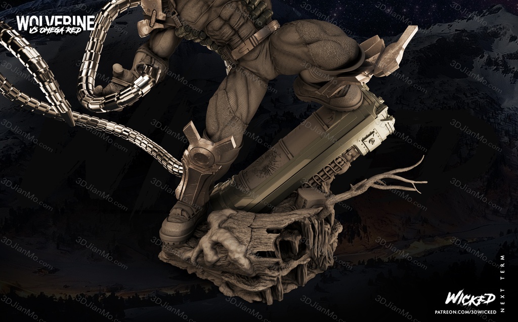 3DWicked 漫威 红色欧米伽