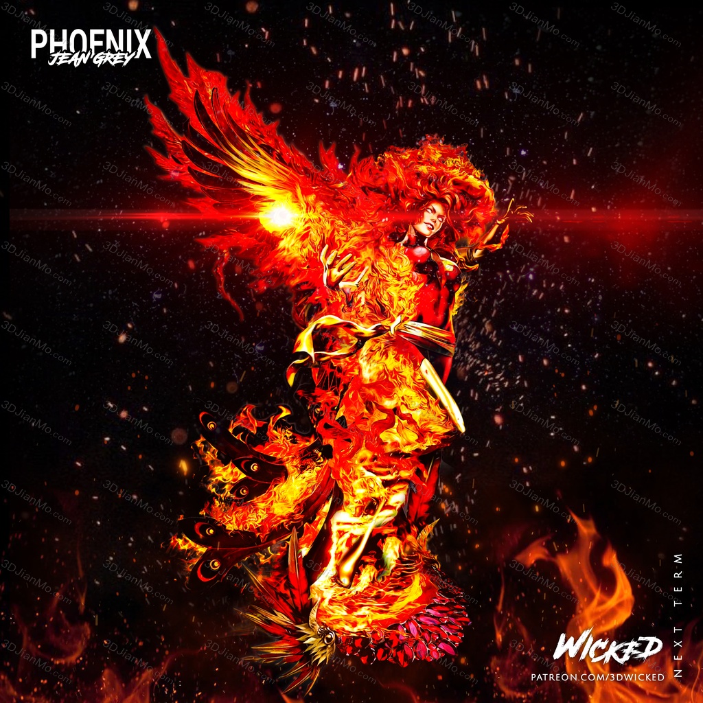3DWicked 漫威 凤凰女