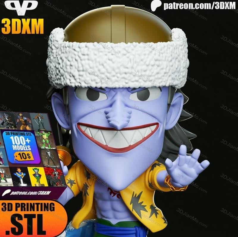 Chibi STL 海贼王 阿龙