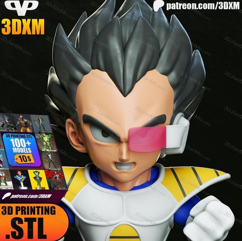 Chibi STL 龙珠 贝吉塔