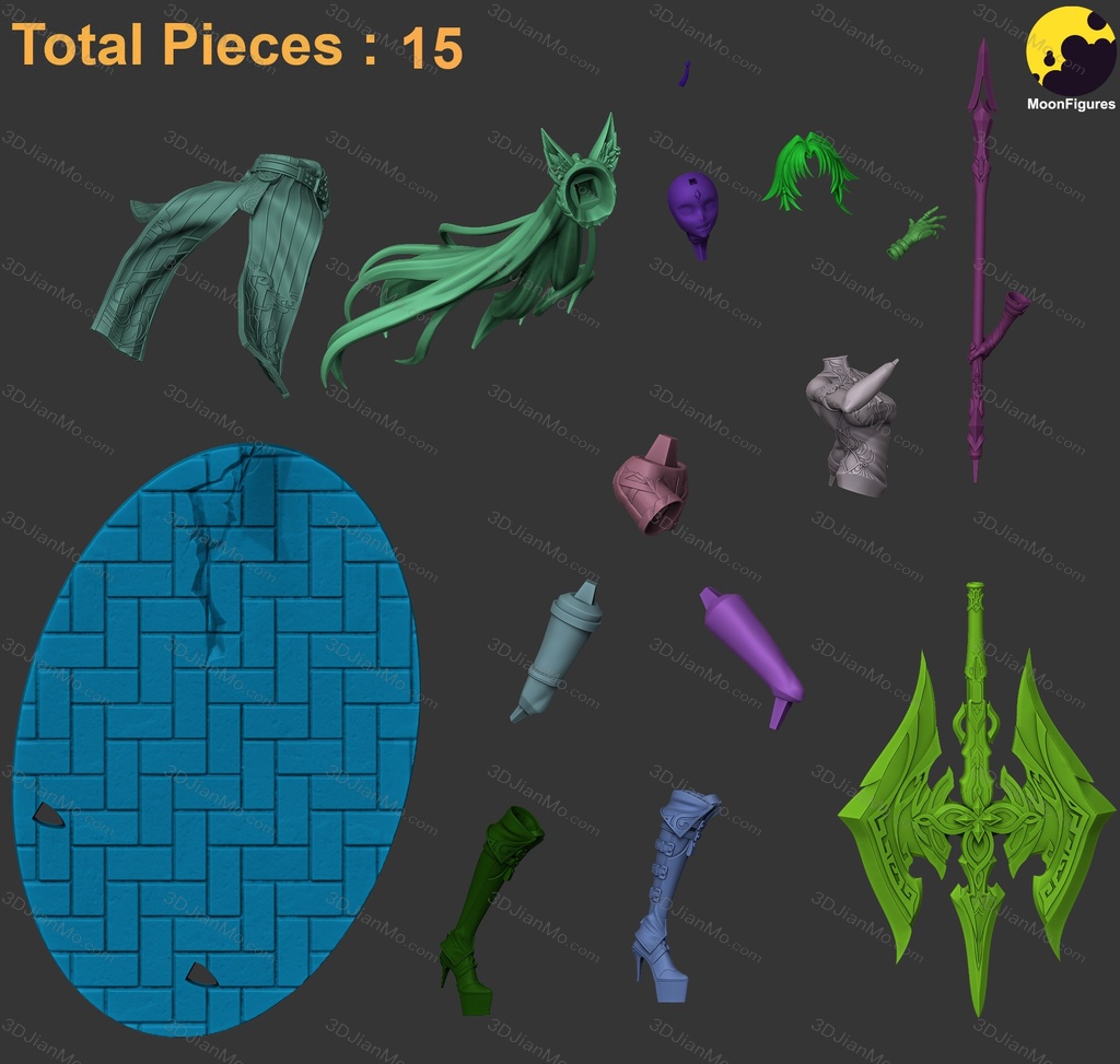 Moon Figures 崩坏：星穹铁道 飞霄