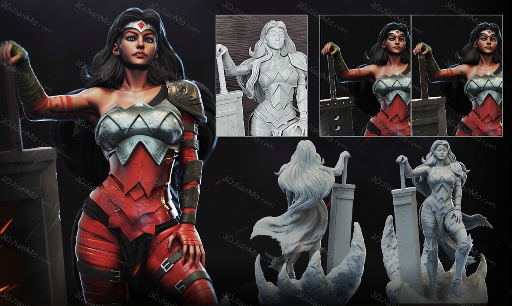 STL Project DC漫画 神奇女侠