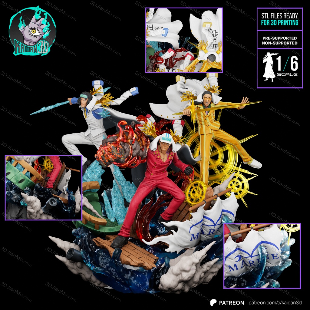 Kaidan 海贼王 青雉 南梦宫 蓝染