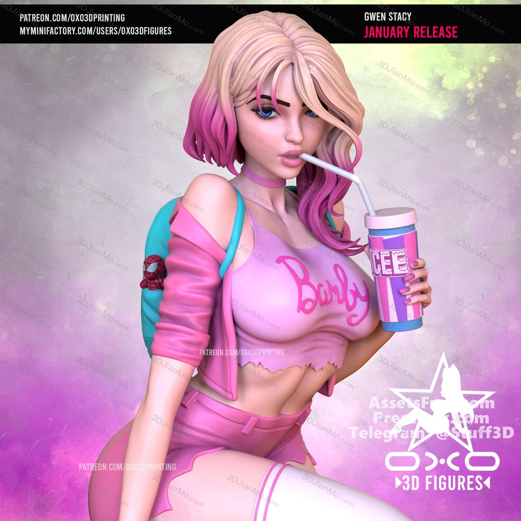 OXO3D 漫威 格温·史蒂芬妮