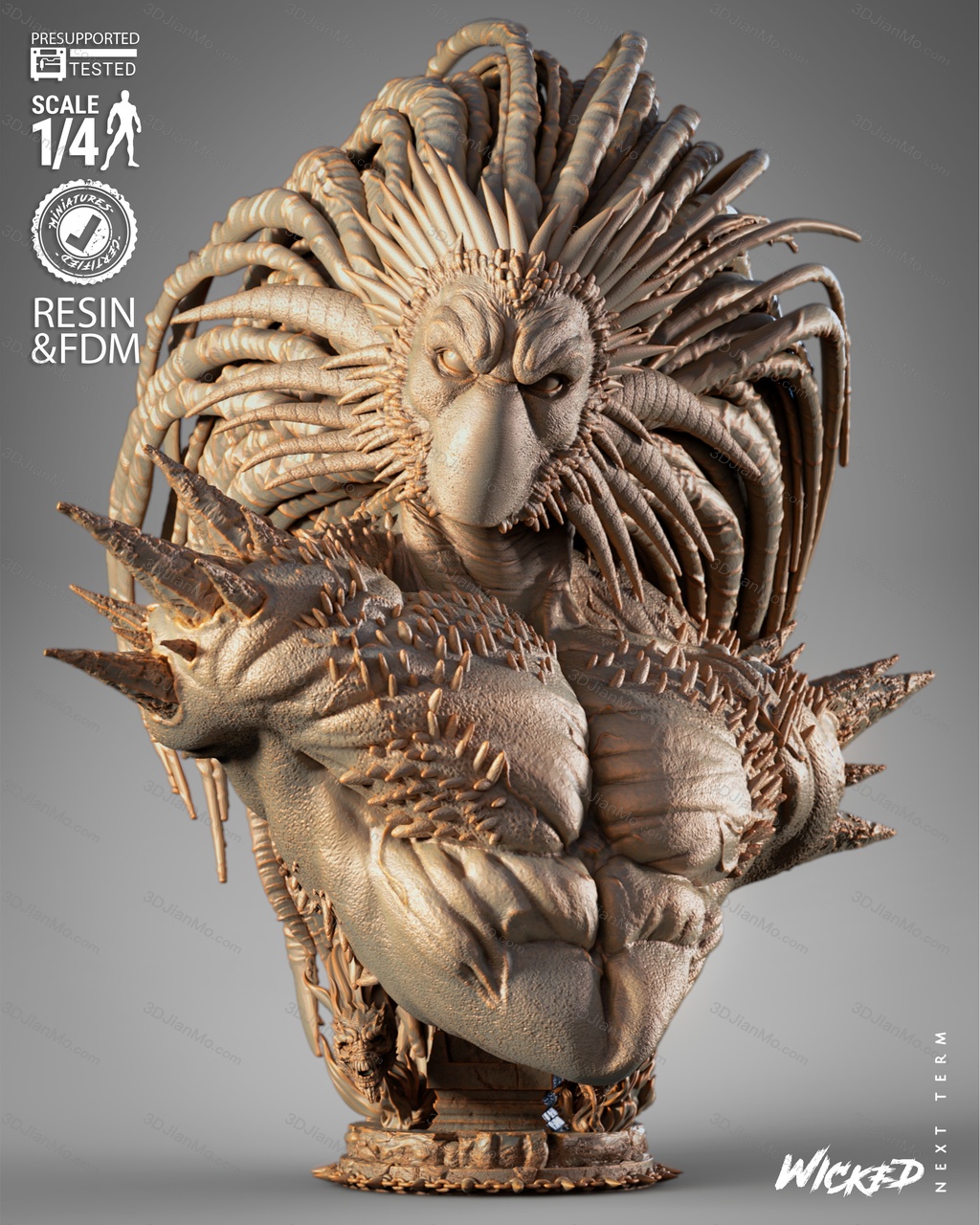 3DWicked 漫威 黑心怪