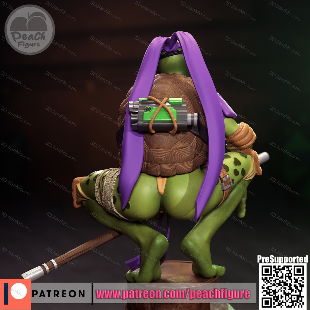 Peach Figure 忍者神龟 多纳泰罗