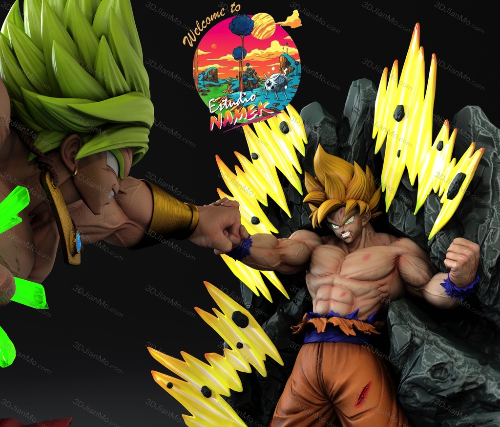 龙珠 布罗利VS悟空