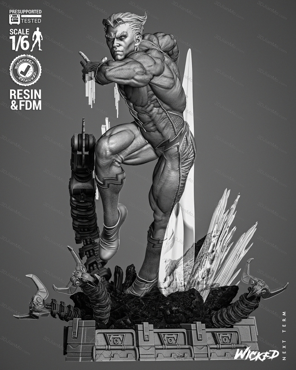 3DWicked 漫威 快银