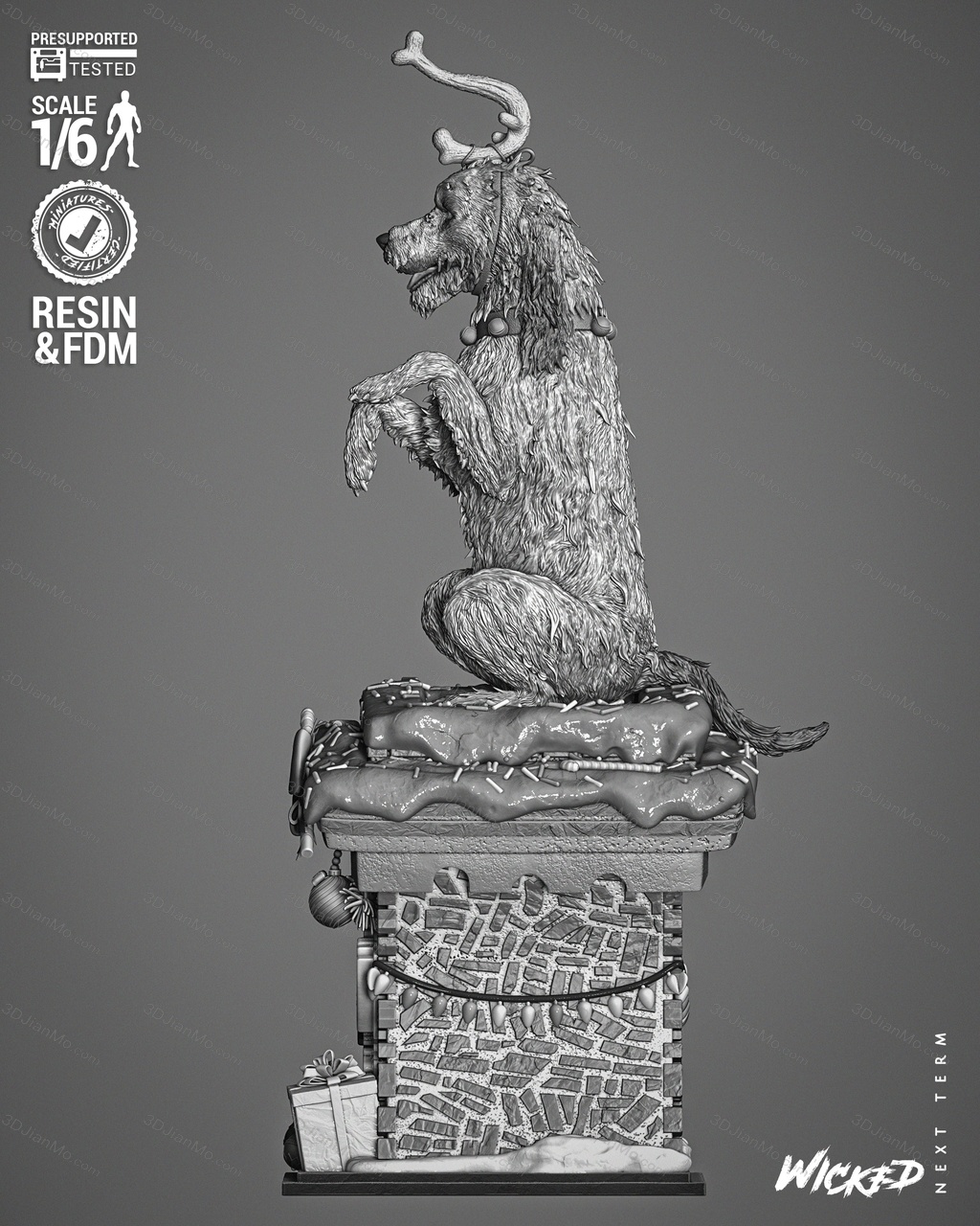 3DWicked 绿毛怪格林奇 麦克斯