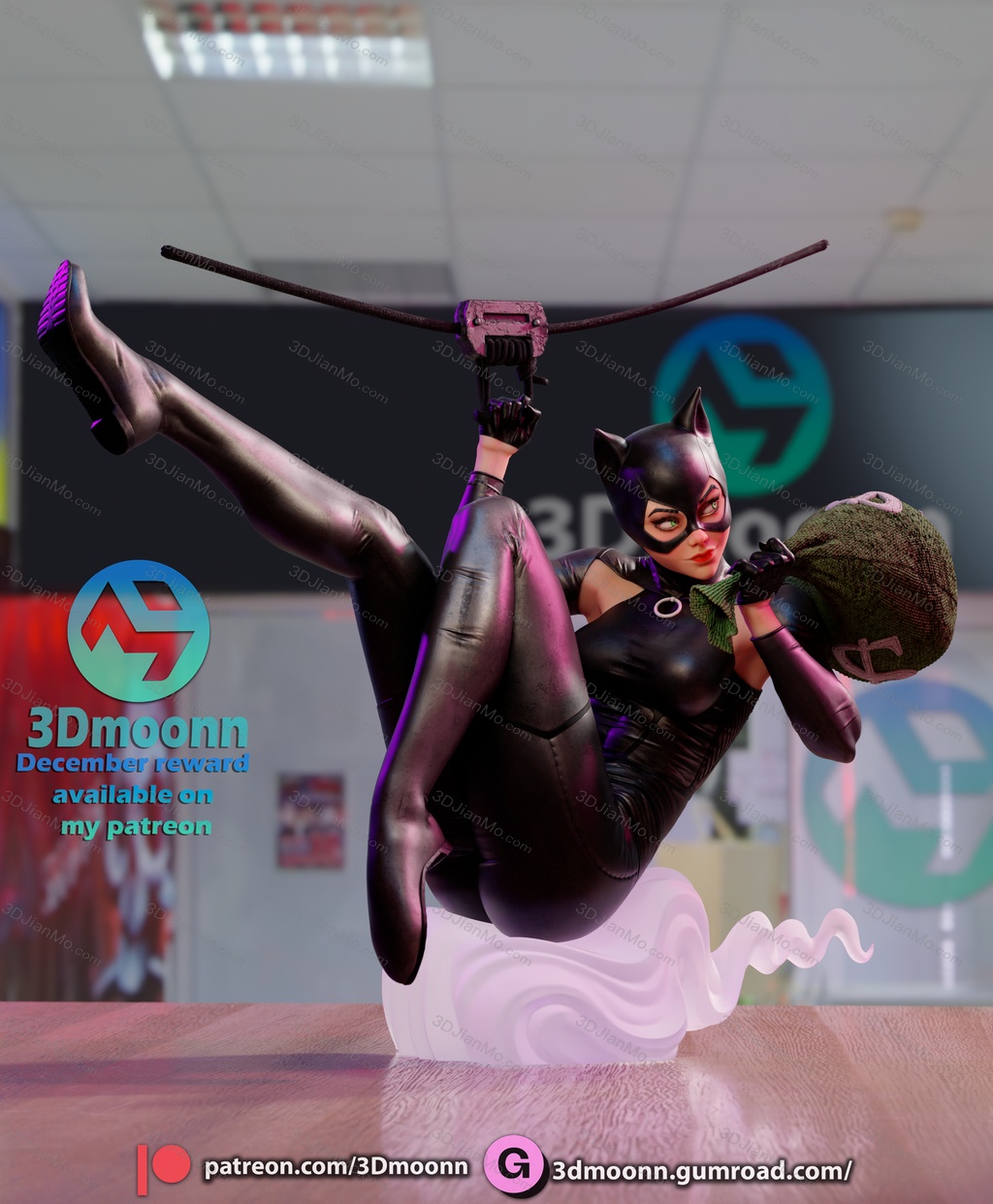 3Dmoonn DC漫画 猫女