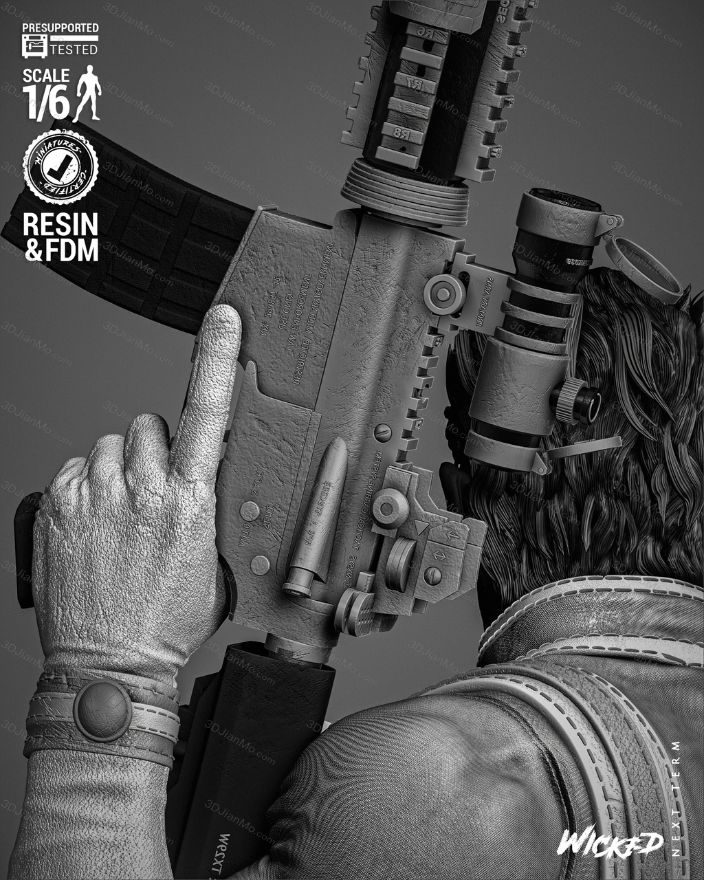 3DWicked 漫威 尼克·弗瑞