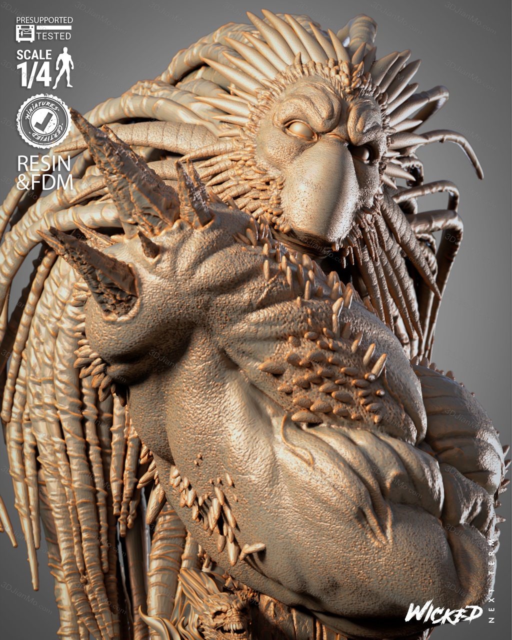 3DWicked 漫威 黑心怪