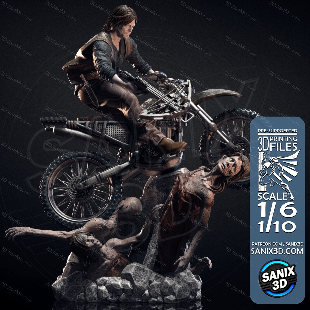 Sanix3d ‌行尸走肉 达里尔·迪克森