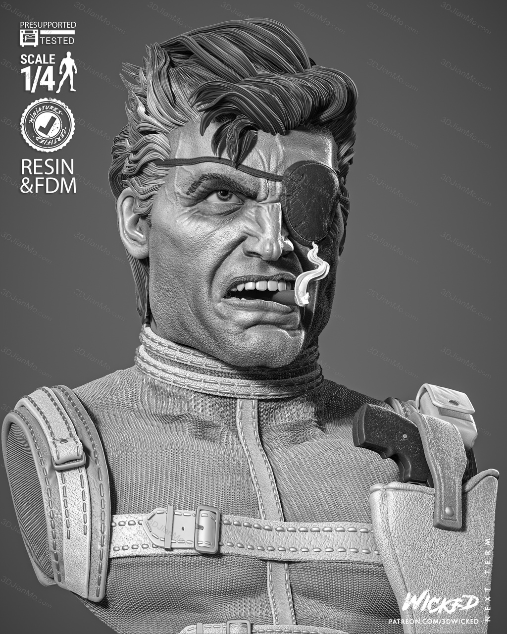 3DWicked 漫威 尼克·弗瑞