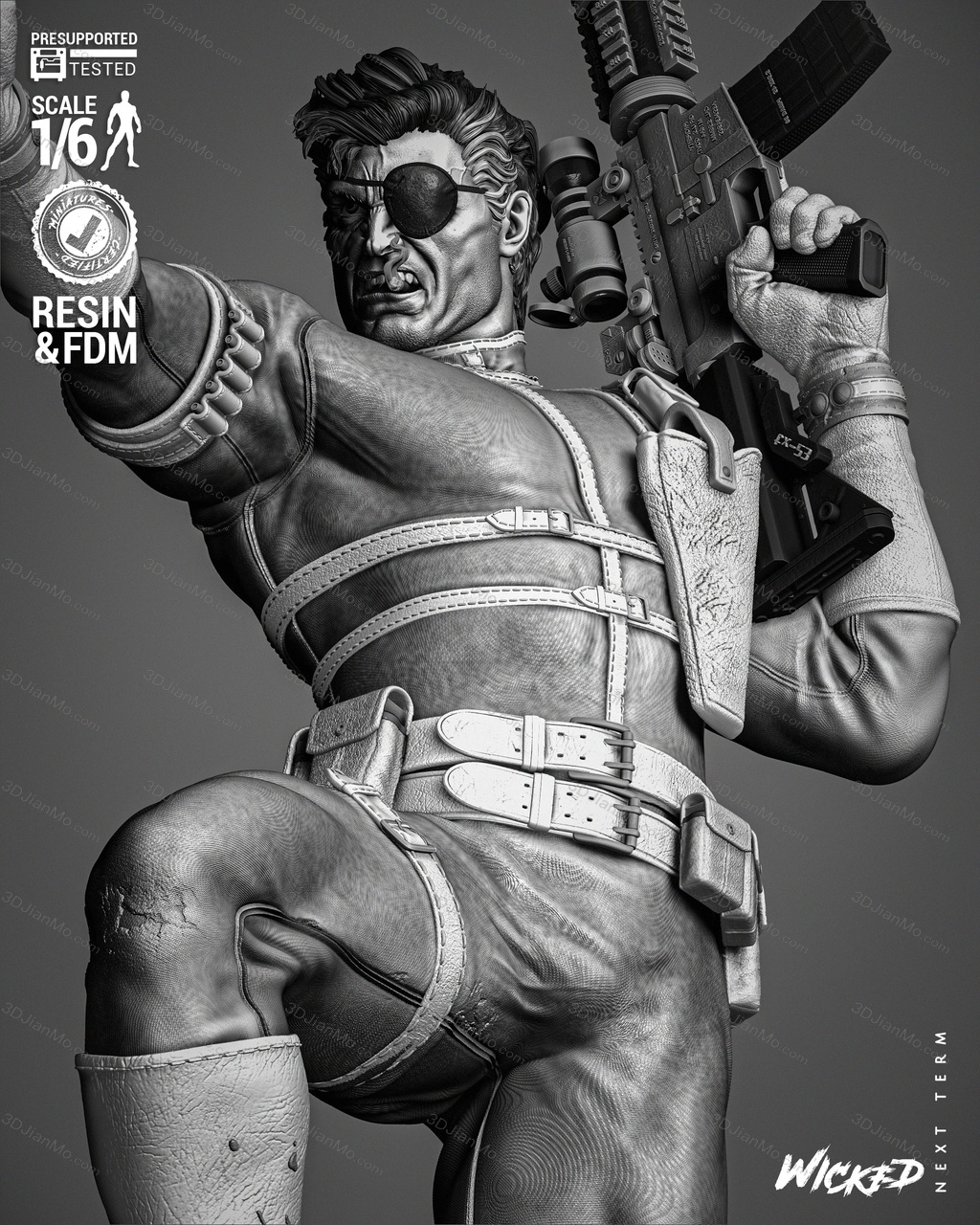 3DWicked 漫威 尼克·弗瑞