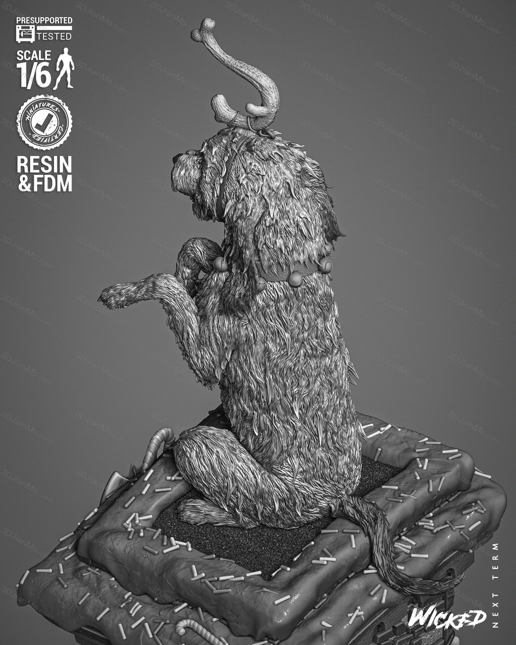 3DWicked 绿毛怪格林奇 麦克斯