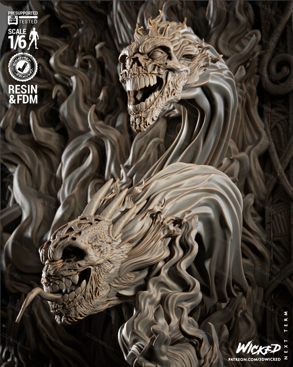 3DWicked 漫威 黑心怪