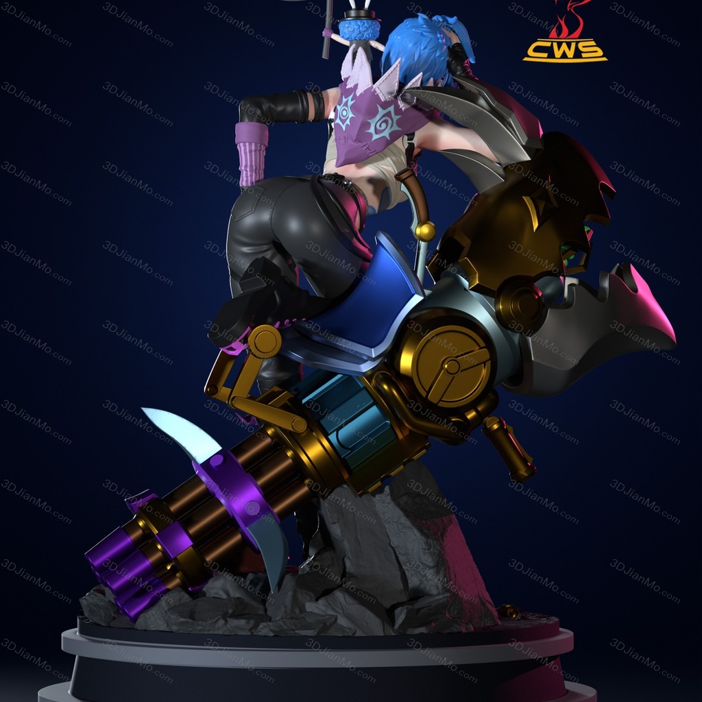 CW Studio 英雄联盟 双城之战 金克丝