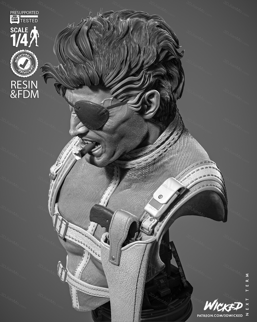 3DWicked 漫威 尼克·弗瑞