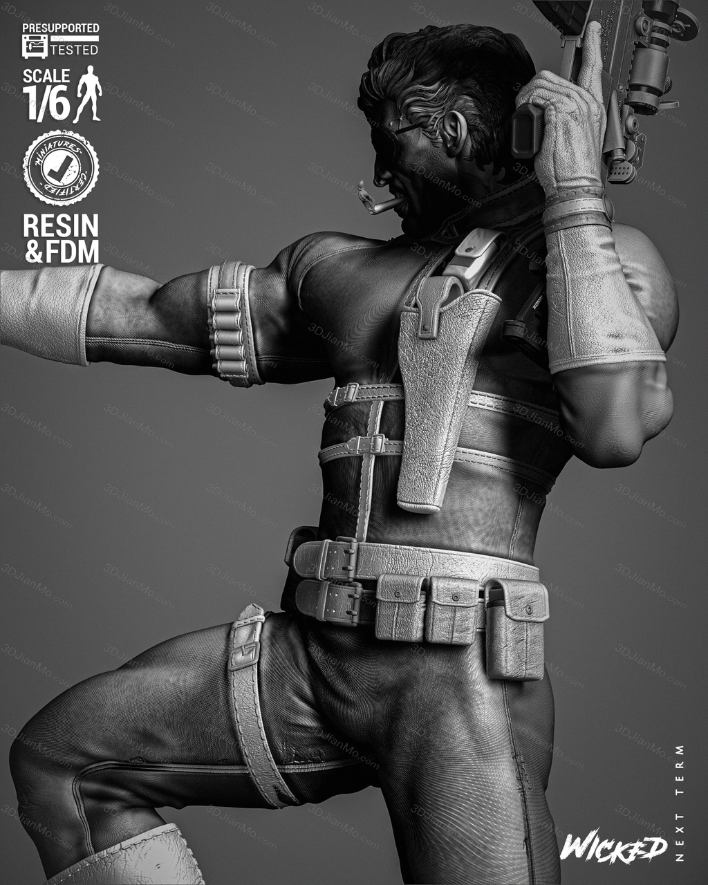 3DWicked 漫威 尼克·弗瑞