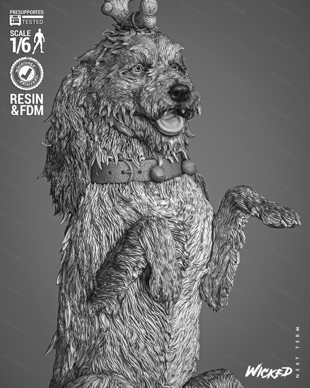 3DWicked 绿毛怪格林奇 麦克斯