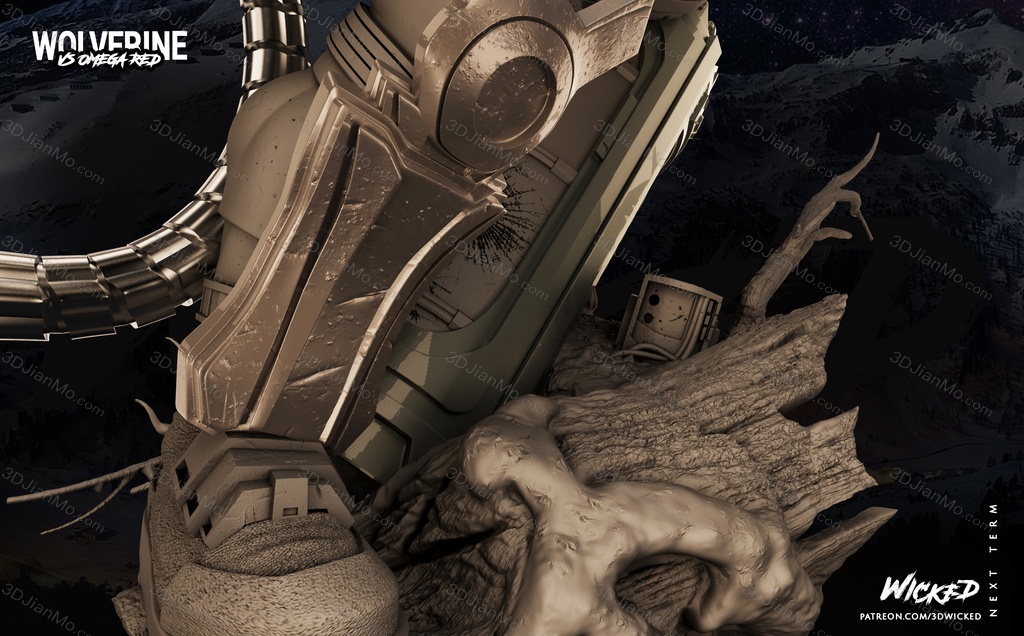 3DWicked 漫威 红色欧米伽