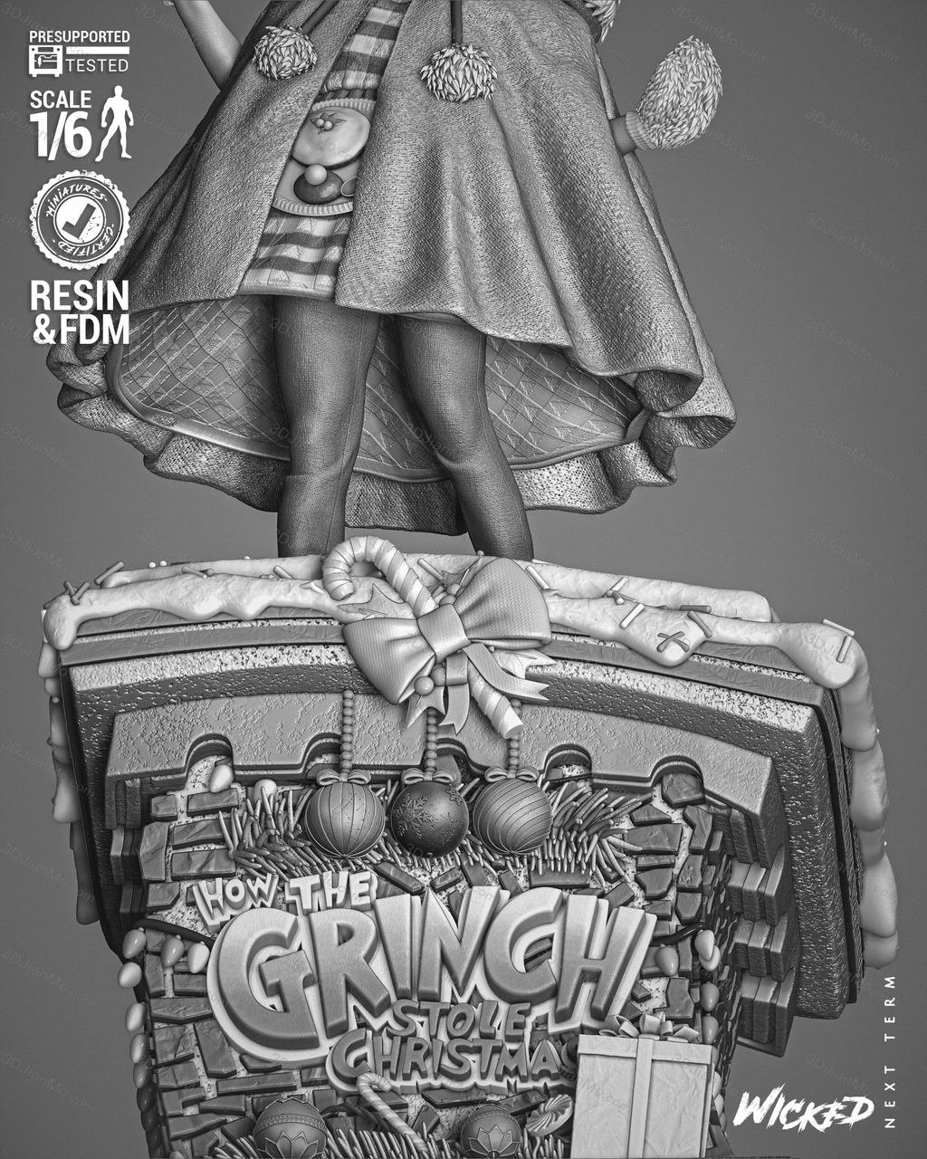 3DWicked 绿毛怪格林奇 辛迪·露