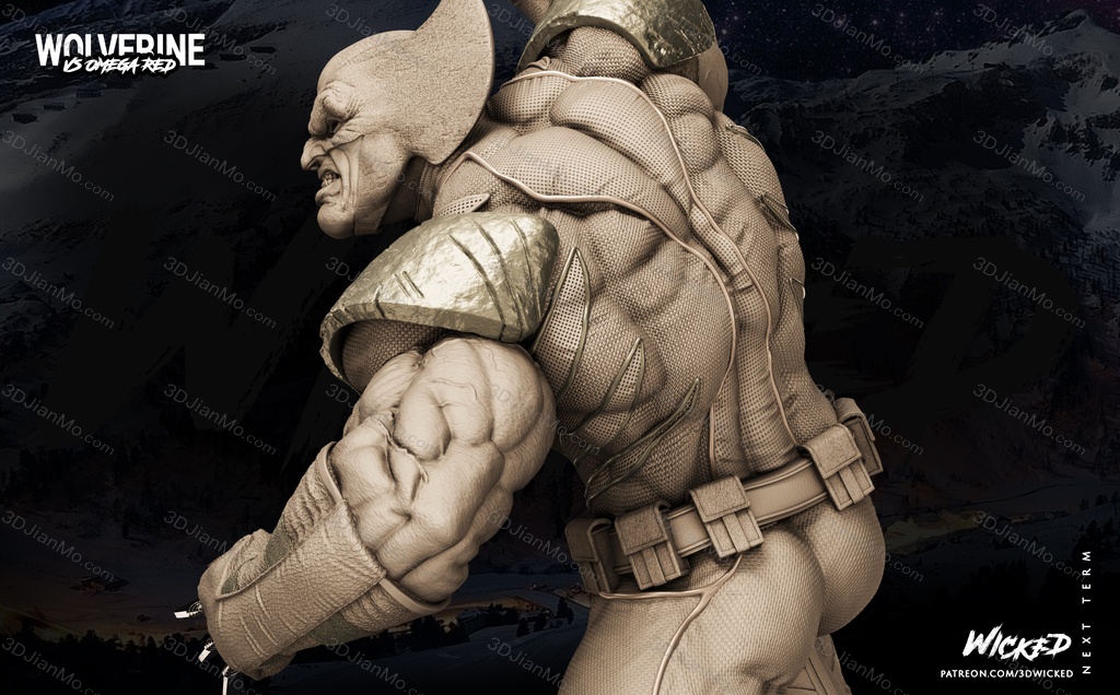 3DWicked 漫威 金钢狼